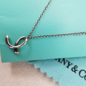 Tiffany & Co. e necklace silver w. Cloth